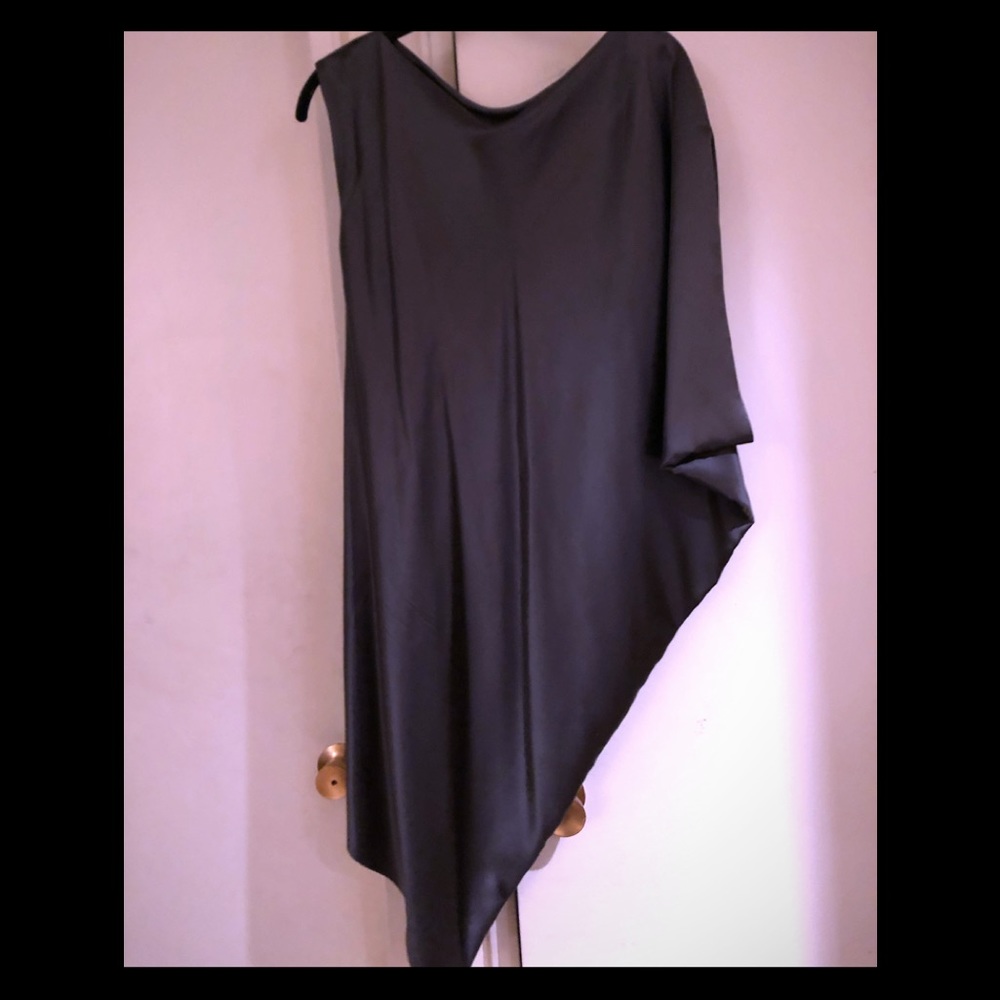 Ports 1961 Asymmetrical Silk Dress - Picture 2 of 5